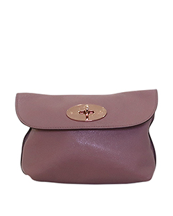 Mulberry Cosmetics Pouch, Leather, Mauve, ZM1, 2*